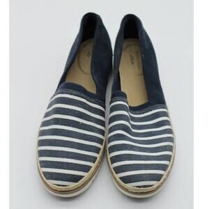 Collection Clarks ultimate comfort espadrille loafers‎ womens 7 coastal nautical